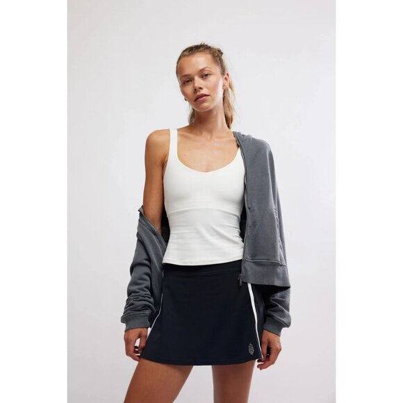 FREE PEOPLE Movement Never Better Long Tank in White Size X-Small - Picture 1 of 7